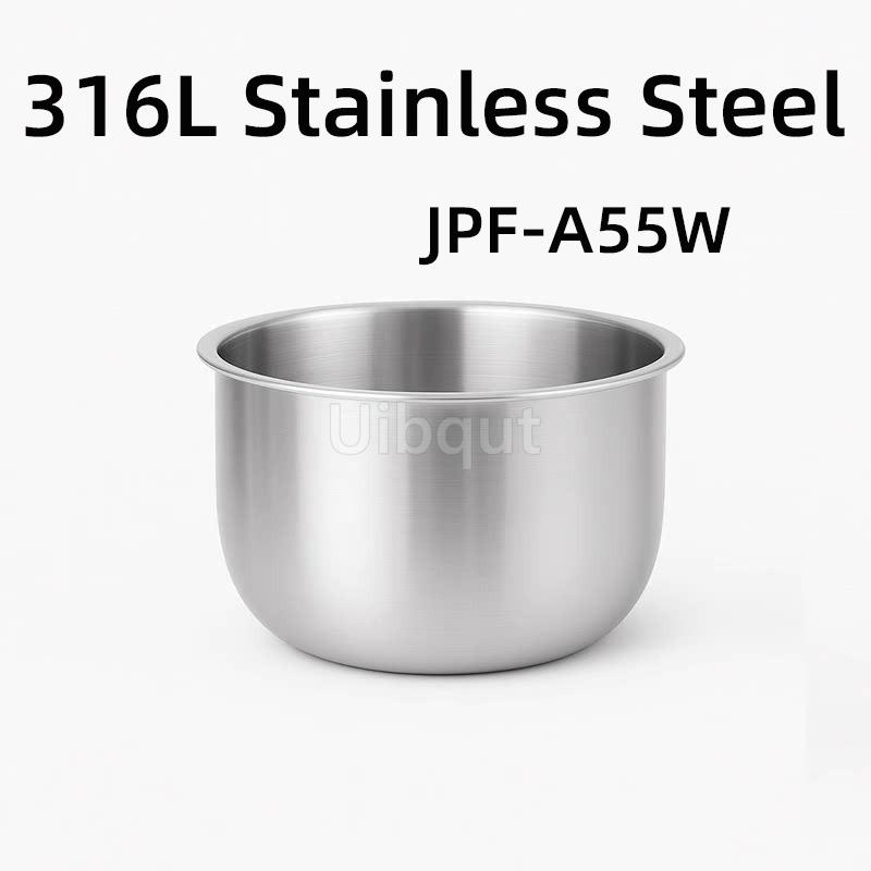 Stainless Steel Rice Cooker Inner for Tiger JAI JBU Cooking Pot non stick Replacement Liner Cookware Cooking Pots Set part