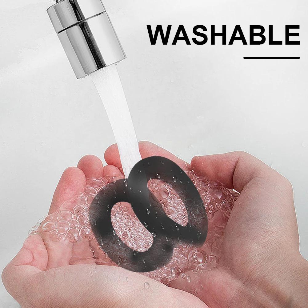 2PCS Silicone Earpad Covers Headphone Cushion Covers Replacement Washable Noise Reduction for Sony WH-1000XM5 Earphone