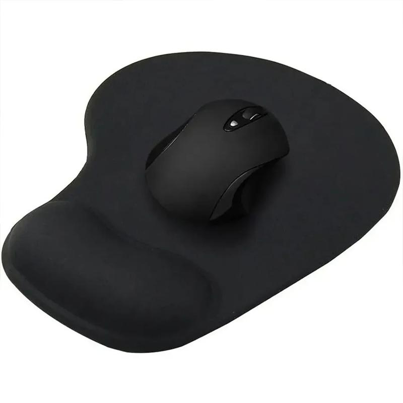1 Pcs Grey Comfortable Wrist Support Non Slip Mice Mat Soft Mousepad for PC Laptop Computer Ergonomic Wrist Rest Mouse Pad