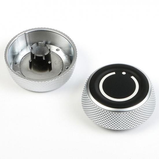 Front Dashboard Radio Volume Knob Button Cover Cap for Porsche 2013-2015 Boxster