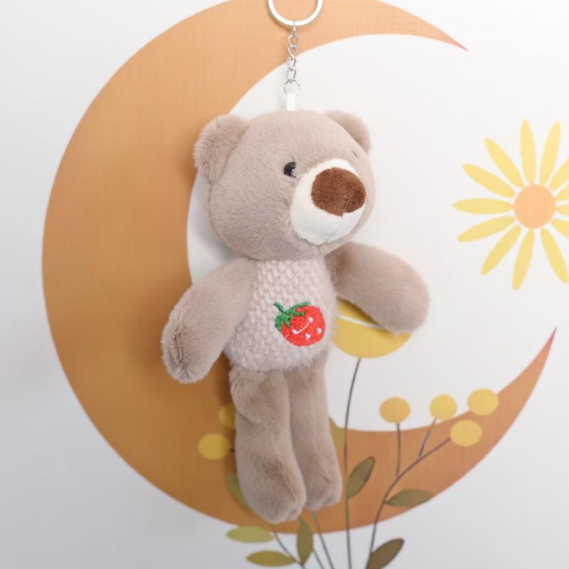 Creative New Cute Teddy Bear Rabbit Plush Toy Doll Pendant Car Student Schoolbag Hanging Ornament Doll