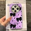 Cute Love Heart Bow Girls Water Texture Phone Case For Xiaomi Poco X3pro X5 M6 X6 X3 NFC M5s M6 Pro C75 C61 Fundas Cover