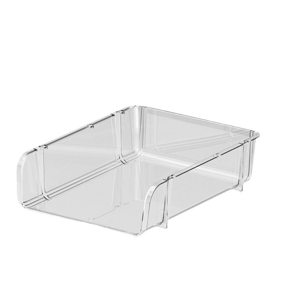 INS Style File Storage Tray Minimalism Desktop Organizer Fashion A4 File Rack  Newspaper