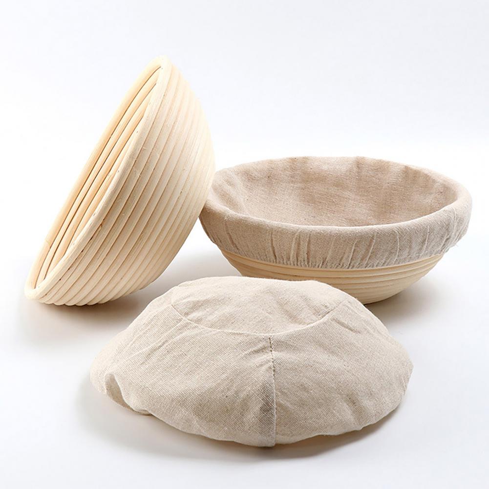 Rattan Bread Proofing Basket Sourdough Proofing Basket Rattan Proofing Basket for Sourdough Bread Handwoven Banneton for Artisan