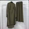 TikTok Fashion Women's Two-Piece Long Dress & Skirt Set