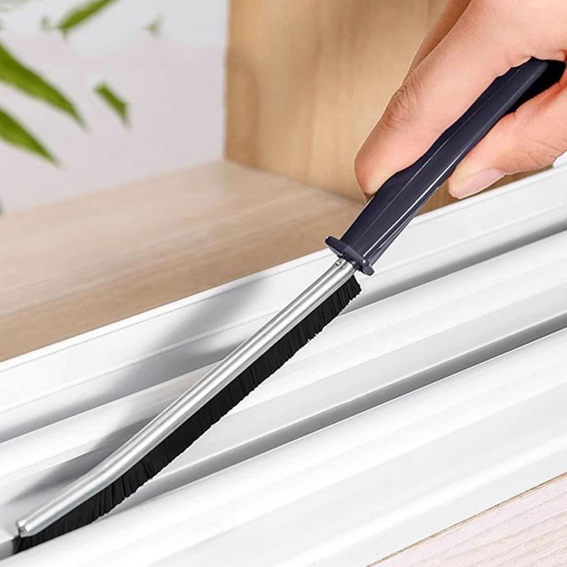 4/1Pcs Hard Bristle Gap Cleaning Brush Durable Grout Long Handle Cleaner Brush for Tile Joints Dead Angle Auto Detailing Brushes