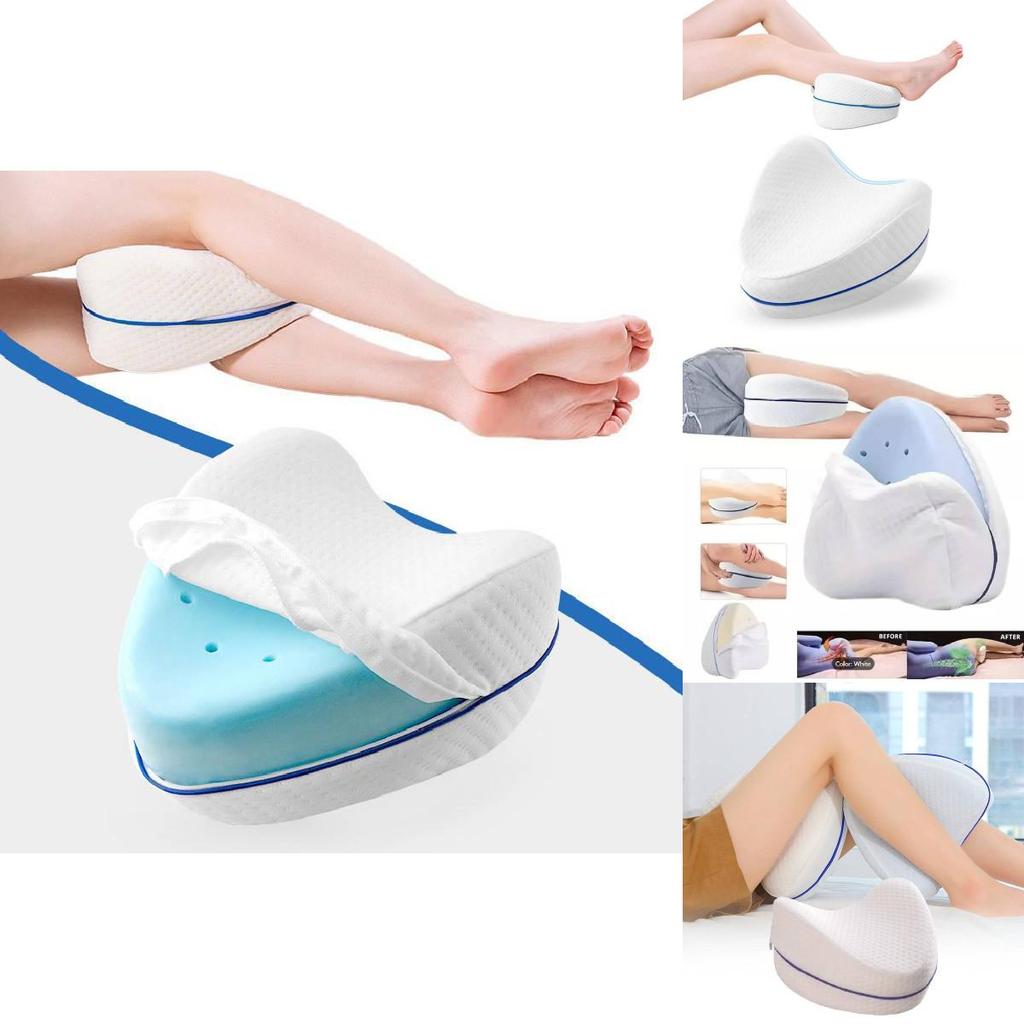 Cómoda Almohada para Piernas de Espuma Viscoelástica Para Durmientes de Lado Ideal Para el Embarazo y un Sueño Reparador