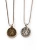 Shoveoff Svn-157 Antiquesilver Coin Round Necklace