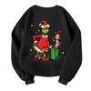 Children's Fashionable Lightweight Long-sleeved Round Neck Pullover With Pockets Printed Pullover