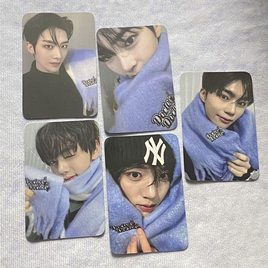 

[USED] ZB1 Korea Doctor Doctor Muffler Trading Cards (5 pieces)