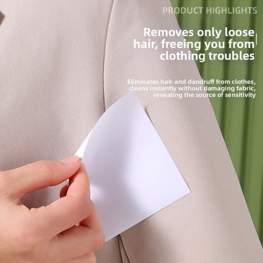 50Pcs Reusable Portable Pet Hair Remover Tear Off Sheet Fabric Shaver New Lint Cleaner Travel