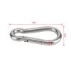 M8*80mm Safety Buckle Trailer Spring Breakaway Safety Rope RV Trailer Connector