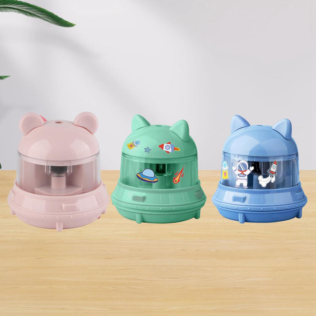 Electric Pencil Sharpener Cartoon Battery Powered Electric Pencil Sharpener for Kid Students