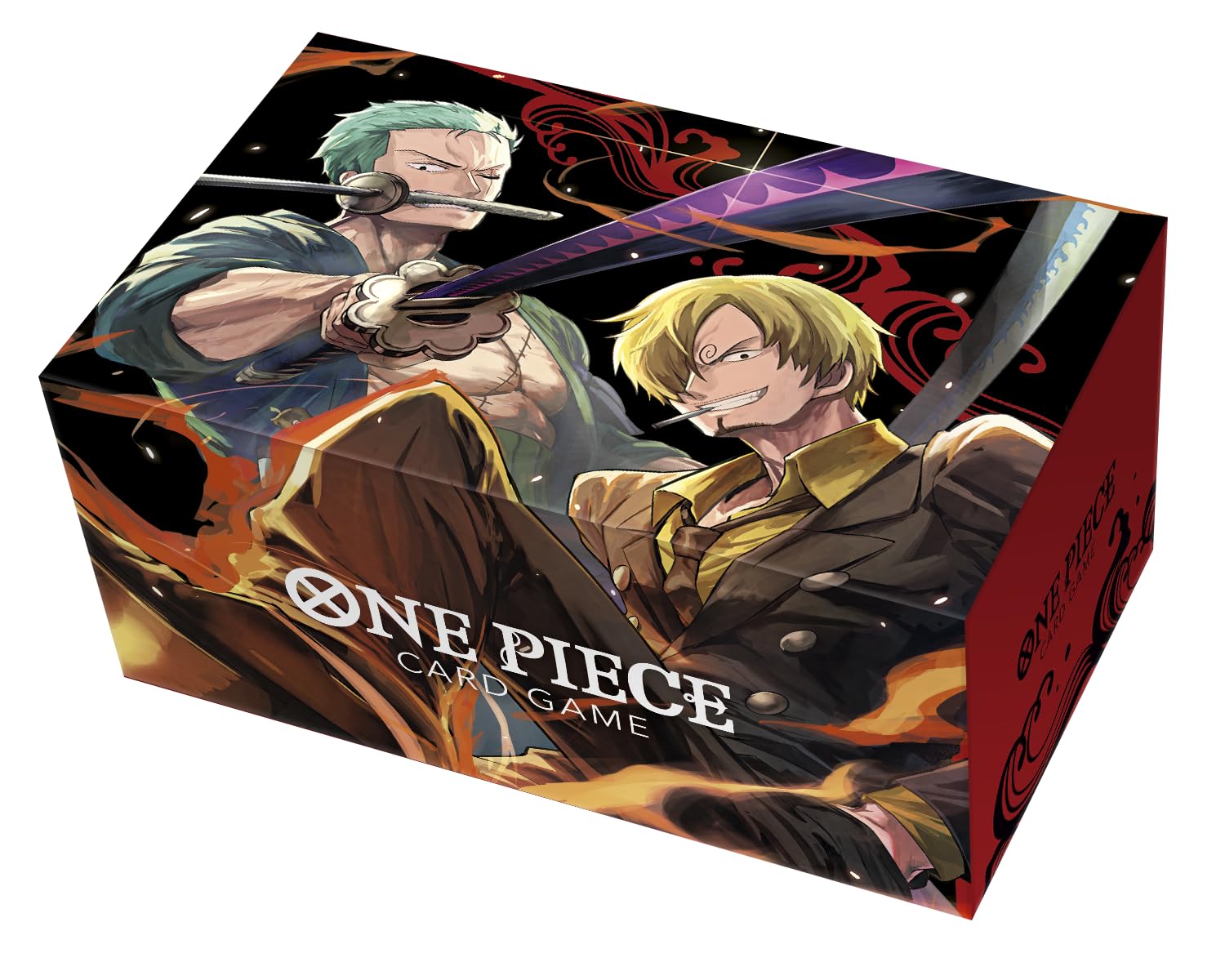 

Bandai One Piece Card Game Официальная коробка для хранения Зоро Санджи и белый