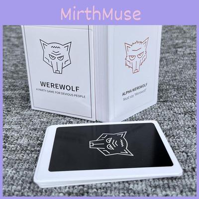 Werewolf Cards Engaging Social Strategy Tabletop Game For Parties And Gatherings