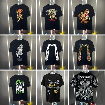 Premium Streetwear Cotton Tee Couples - Loose Fit Graphic Print Short Sleeve T-Shirt Youth Fashion