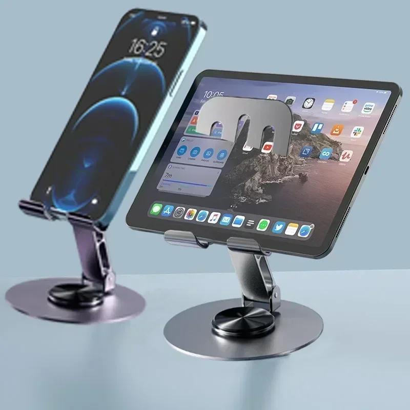 Xiaomi All Metal Alloy 360 Rotation Desktop Mobile Phone Holder Stable Durable Bracket Folding Double Shaft Design For Counter Home