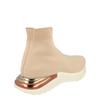 Salvatore Ferragamo Ninette High Top Sock Sneakers Beige