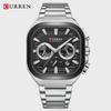 CURREN Quartz Watch Men Luxury Calendar Waterproof Business Wristwatch Luminous Big Dial Fashion Man Watch