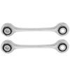 2pcs Sway Bar Link Left Right Aluminum 7L0411317 Silver High Strength Replacement for Q7 2007‑2015