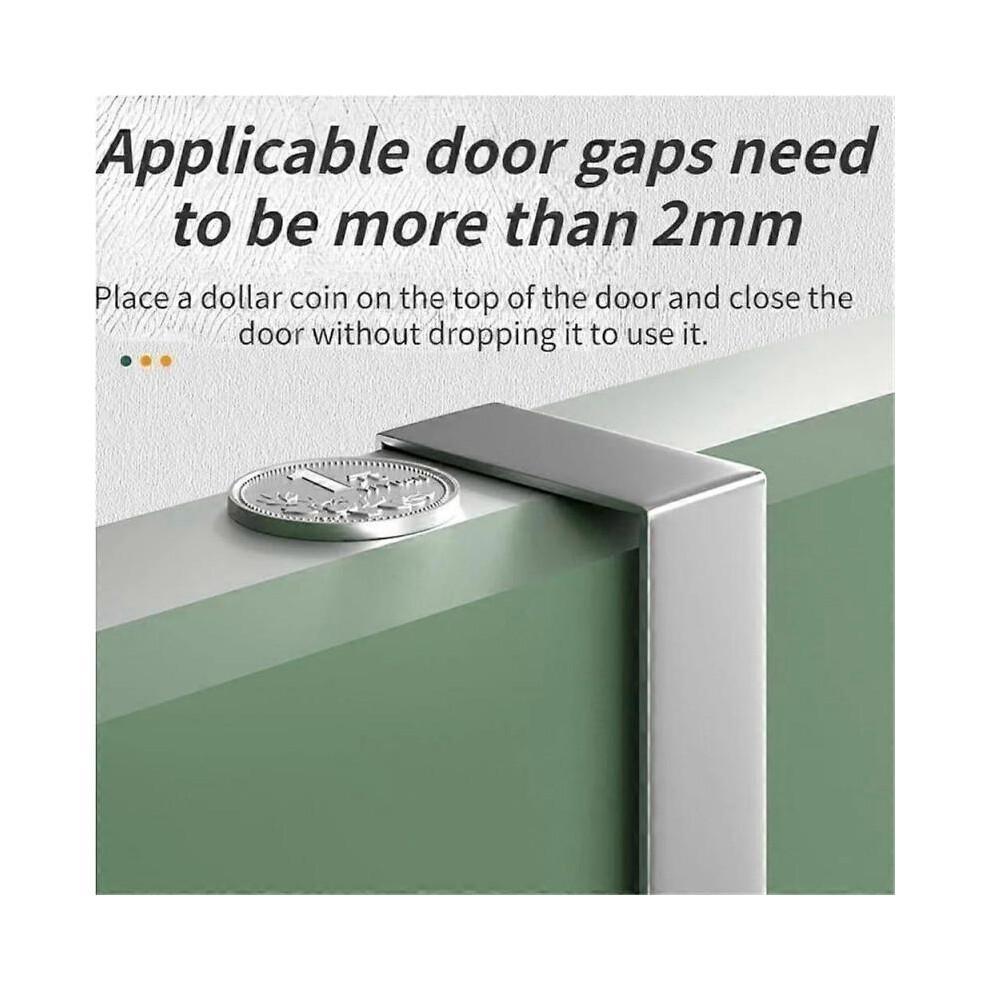 Stainless Steel Door Hooks, Wallmounted, for Hanging, Sturdy Coat Rack (5 Hooks) Less
