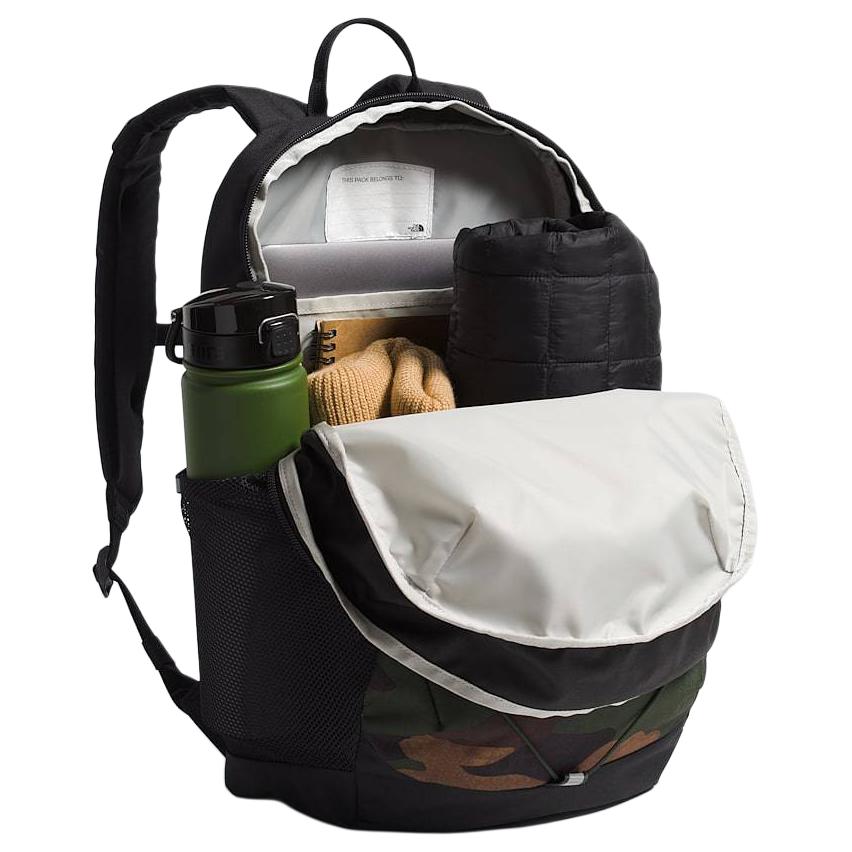The North Face Jester 24.6L Outdoor Backpack With Brand Logo Men Backpack Black Camouflage NF0A52VY-KAH