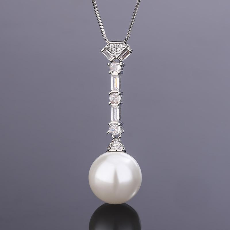 Jewelry Copper Bottom Gold Plated Pearl Tassel Women'S Set 14Mm12Mm