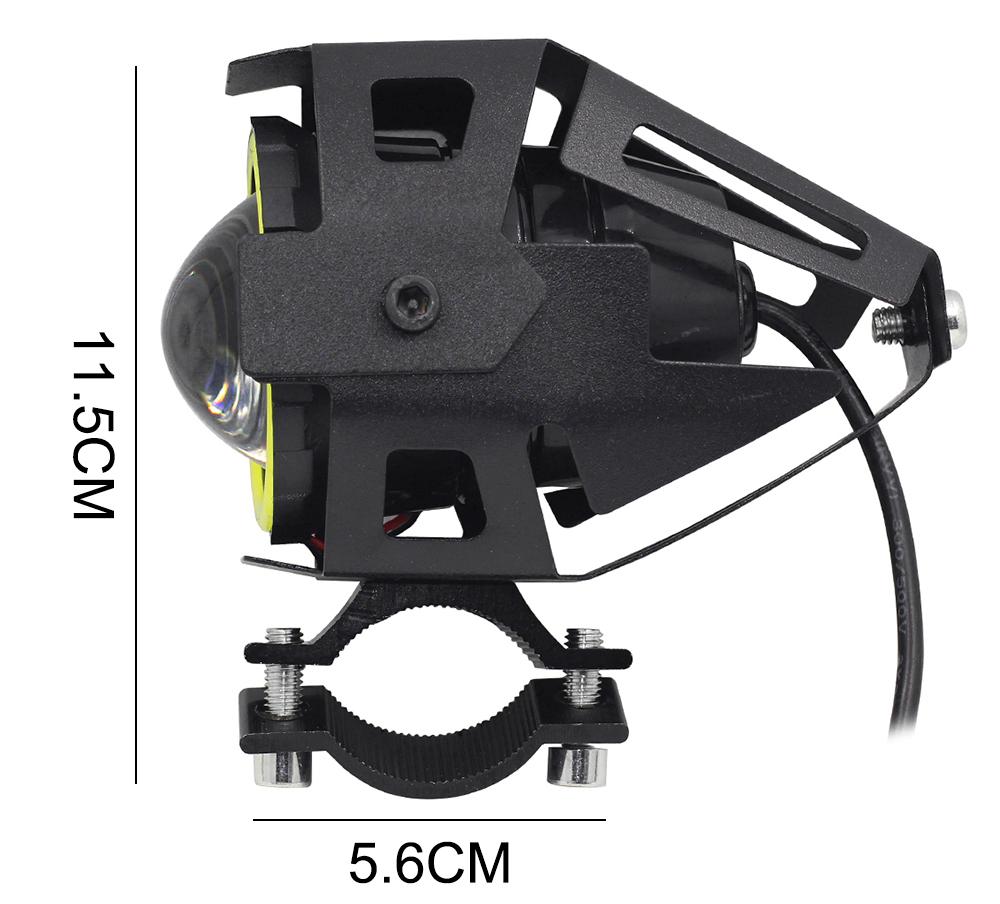 U7 125W LED Motorrad Angel Eyes Scheinwerfer Tagfahrlicht Spotlights Zusätzliche Helle LED Fahrradlampe Auto Arbeit Nebelscheinwerfer
