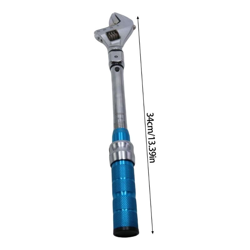 Adjustable Torque Wrench 5-25Nm Preset 72 Tooth Ratchet 0-30mm Rotating Head For Bike Motorcycle Automotive Maintenance