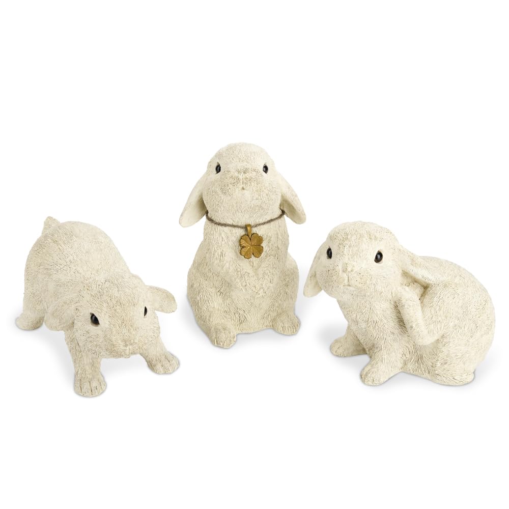 

Garden Ornament Rabbit Object Figurine Interior Rabbit Sisters
