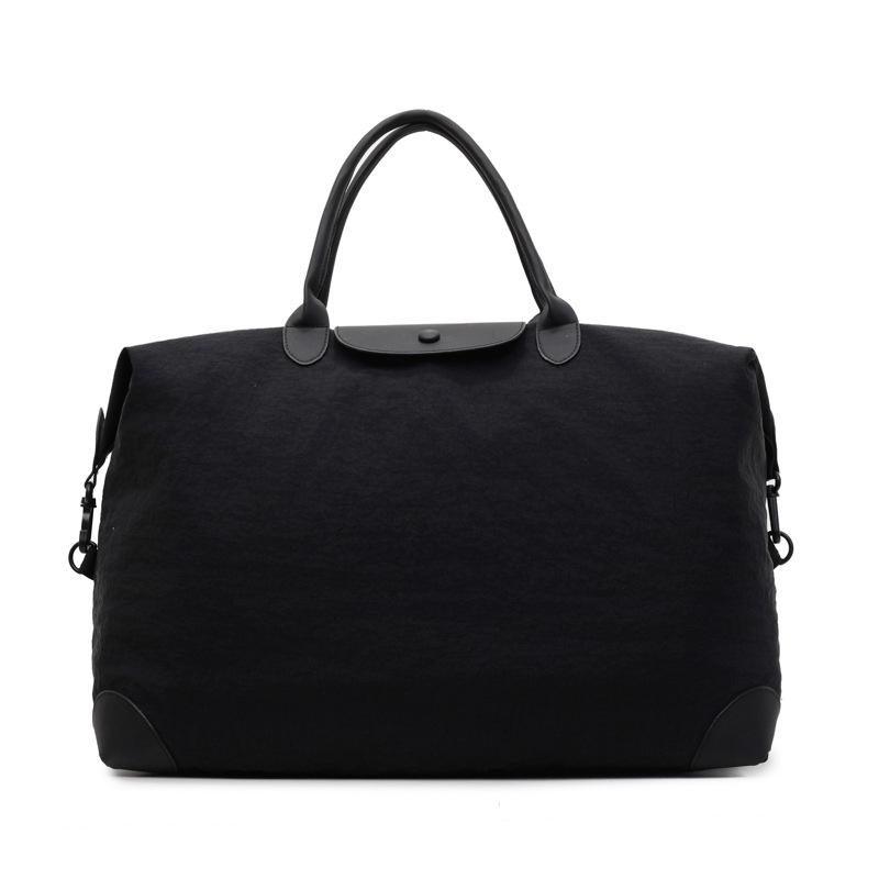 

Simple Solid Color Large Capacity Travel Bag Dry Wet Separation Sports Gym Bag Boarding and Business Trip Student Dormitory Storage Bag чёрный