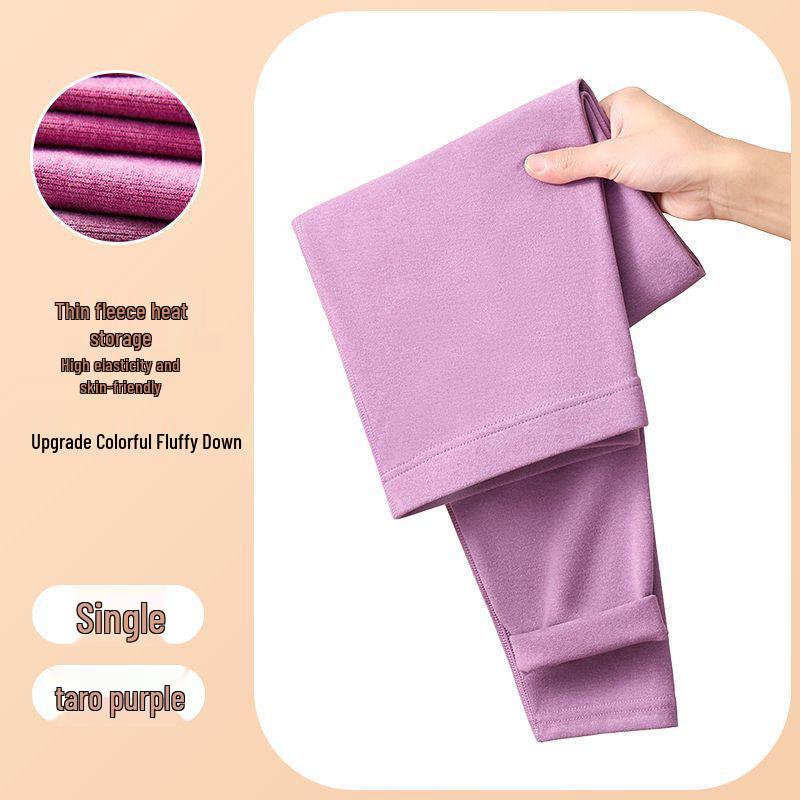 

Men s High-Waisted Warm Fleece-Lined Slim-Fit Cotton Pants - Plus Size, Autumn/Winter Style for Middle-Aged and Elderly 3XL