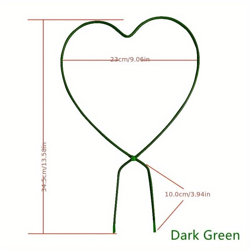 1pc Heart-Shaped Metal Garden Vine Climb Rack Iron Climbing Plant Rack For Vine Flowers Gardening Accessories