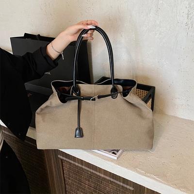 Hot Selling Women's Tote Bag Large Capacity Canvas  Bag Stylish Handbag Women's Versatile Shoulder Bag Fashionable Work Handbags