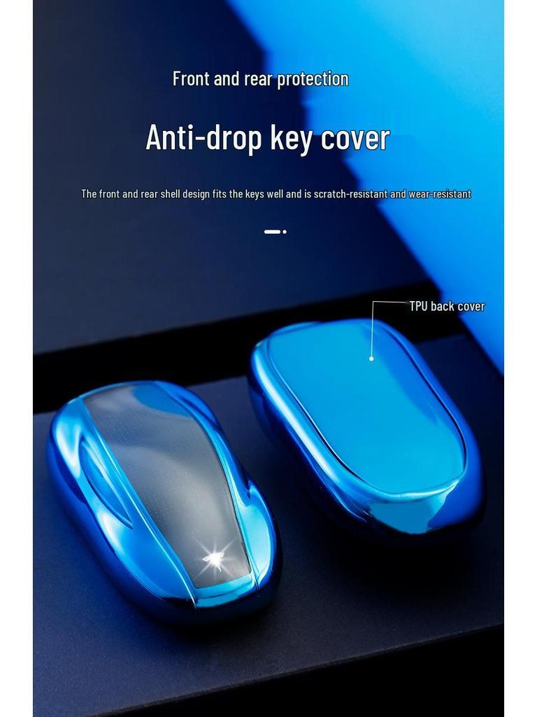 Tesla Key Cover: Compatible with Model Y/3, S/X - Stylish Car Key Case for Women