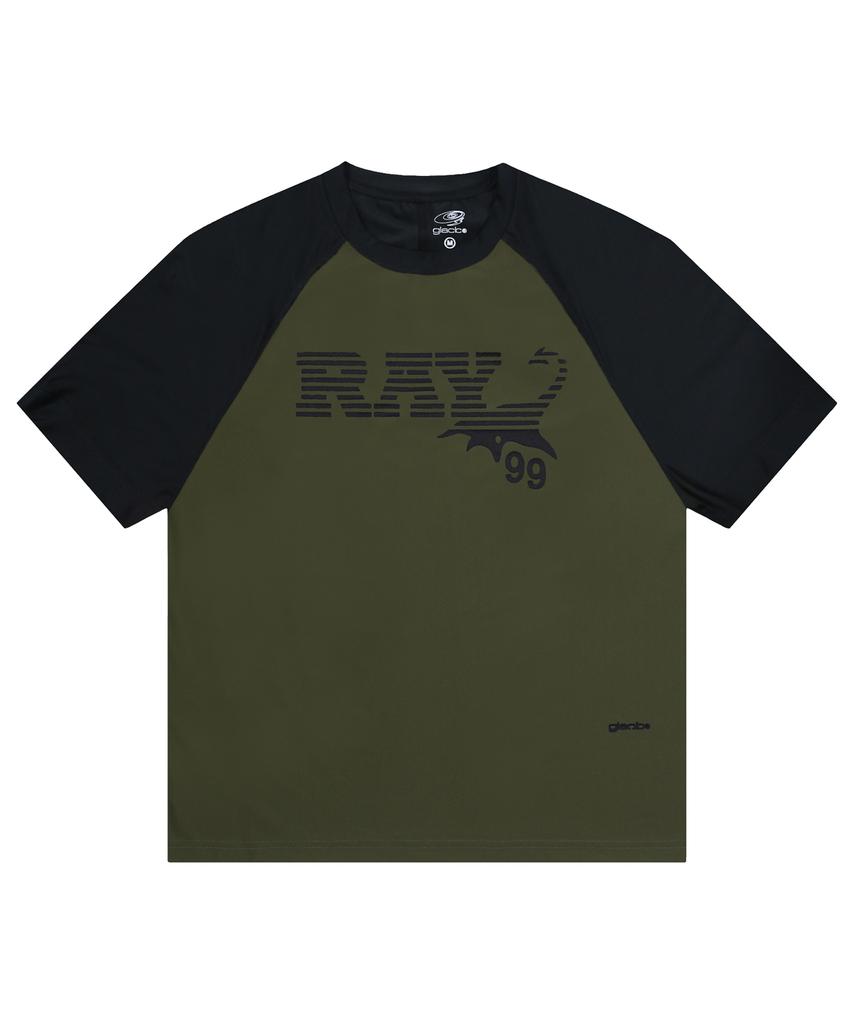 GLACK Gt150 Ray Short Sleeve Rash Guard (Olive)