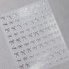 1pcs Cute Sketching Graffiti Animal Cat Dog Rabbit Bear Laser Nail Art Sticker Designs Self Adhesive Decoration Decal Acessories