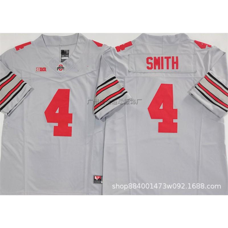 Mens College Football Jersey Team Cotton Blend Rugby Training Shirt Buckeyes Longhorns Volunteers Buffaloes