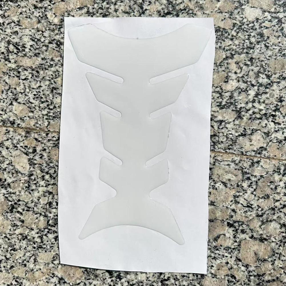 Transparent Motorcycle Oil Tank Decal Fishbone Type Thickened Waterproof Sticke Durable Emblem for Motorcycle Riders