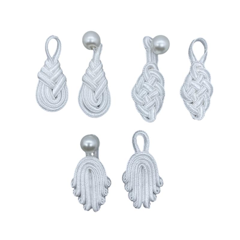 Stylish Frog Buttons Chinese Traditional Cheongsam Sew On for DIY Handcraft