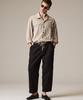Laijeuaenbillou Utility Overshirt Linen Stripe