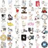 50 Cartoon Funny Duck Doodle Stickers Decorate Guitar Notebook Suitcase DIY Waterproof