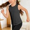 Women’s Sleeveless Racerback Pleated Back Tank Top Lightweight Loose Fit Casual Athletic Shirt for Everyday Wear