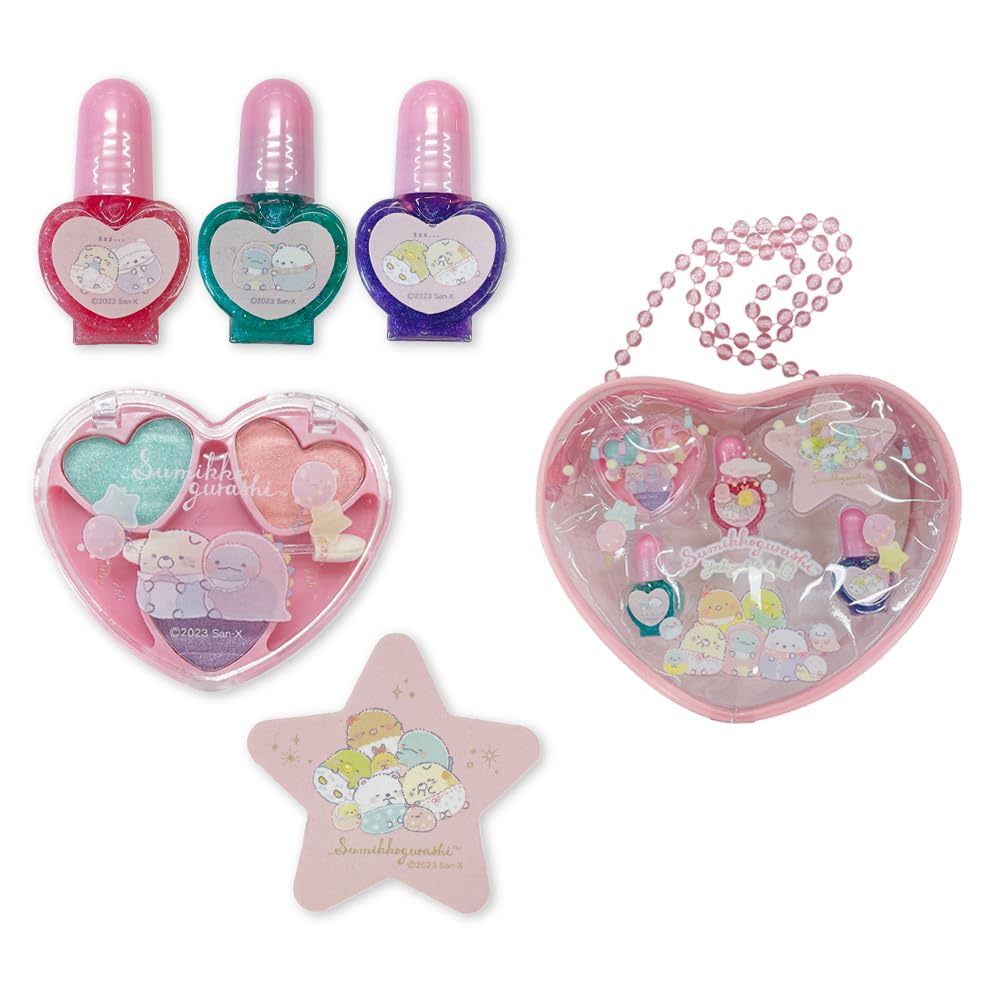 

Shobido Sumikko Gurashi Сумка через плечо Набор косметики SK19876 Лак для ногтей Косметика для макияжа [Sumikko Baby] [Тени для век, Лак, Пилка] Сумка, Макияж, Помада,