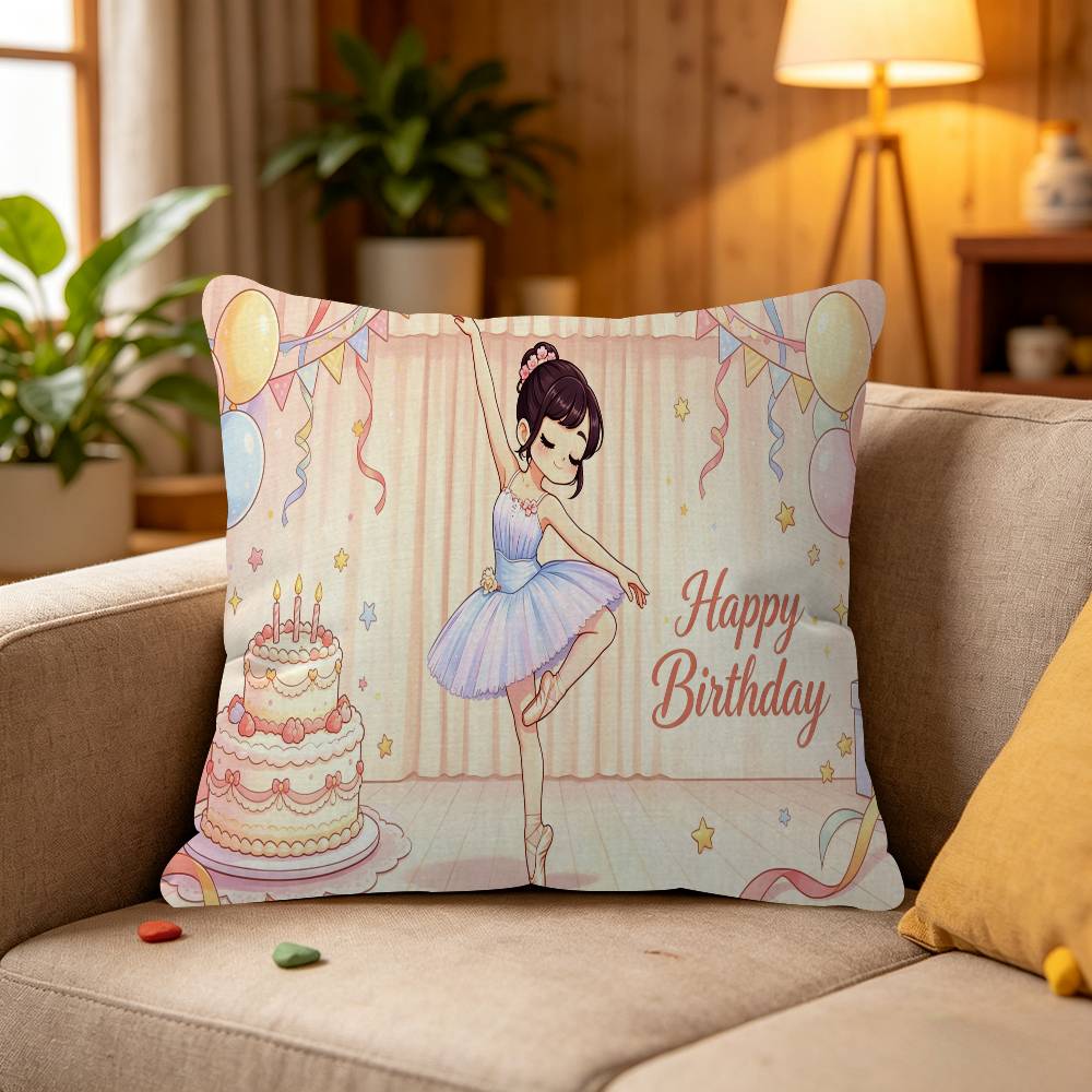 Ballet Princess Pillow Anime Pillow Sofa Bed Head Pillow Cover Cushion Cover Fashion