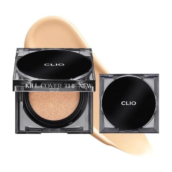 CLIO Kill Cover The New FOUNWEAR Cushion Genuine + Mini Size Set [Amazon.co.jp Exclusive] (THE NEW FOUNWEAR CUSHION 04 GINGER, 1 piece)