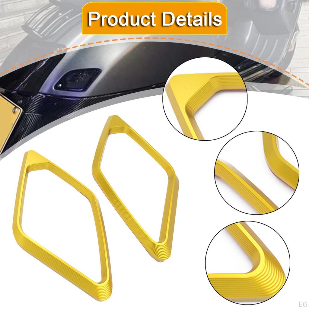 Motorcycle Turn Cover Frame Sturdy Easy To Install Parts Aluminum Alloy Replace for GTS 250