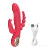 Powerful Thrusting Rabbit Vibrator for Women 3 In 1 Nipple Clitoris Stimulator G Spot  Dildo Massager Sex Toys for Adults Goods