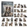 Acrylic Australian Shepherd Collectibles The Aussie's Winter Advent Calendar, 24-Day Countdown Ornament Set Collectible Figurines with Mini