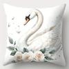 Ethereal Floral Art Throw Pillow Covers, Double-Sided Printed Cushion Cases, Calming Minimalist Aesthetic Decor